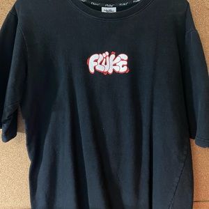 Black FLUKE T-shirt Size: M